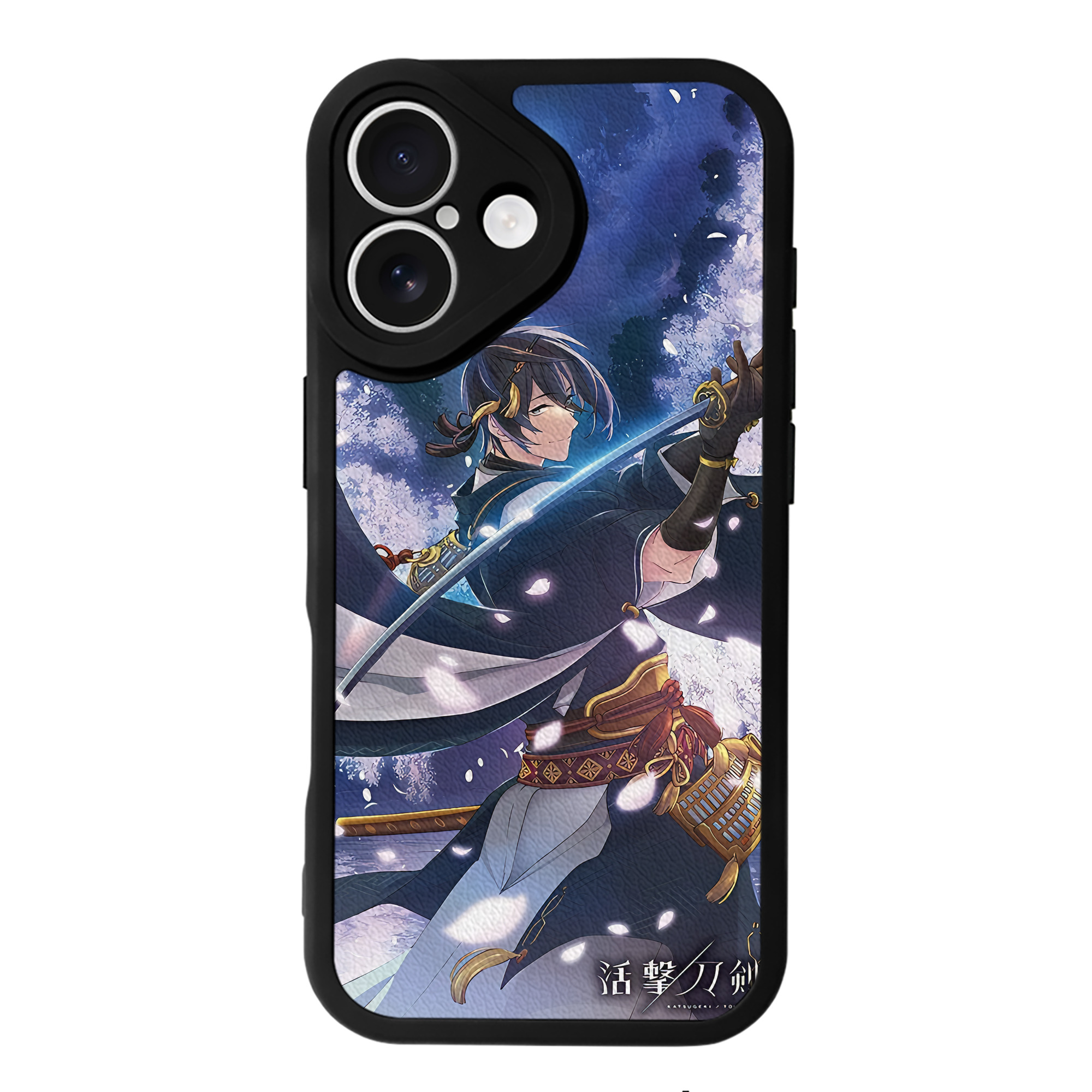 （画像用） 刀剣乱舞 Touken Ranbu 【iPhone 16シリーズ対応】シリコンスマホケース（レザー調） 材質：シリコン